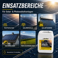 5 l Solar / Photovoltaik Reiniger Konzentrat bis zu 1: 5 verdünnbar