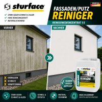5 l Fassaden / Putz Reiniger Konzentrat bis zu 1 : 5 verdünnbar