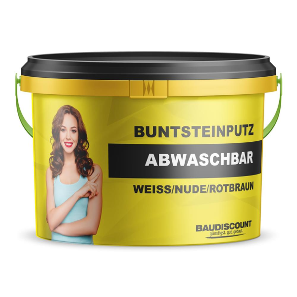 Buntsteinputz weiss/nude/rotbraun VVRL 20kg