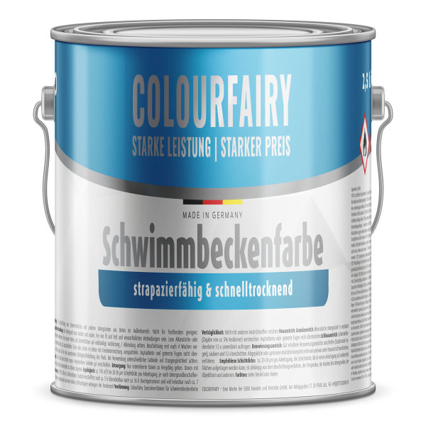 Colourfairy Schwimmbeckenfarbe 2,5 Liter