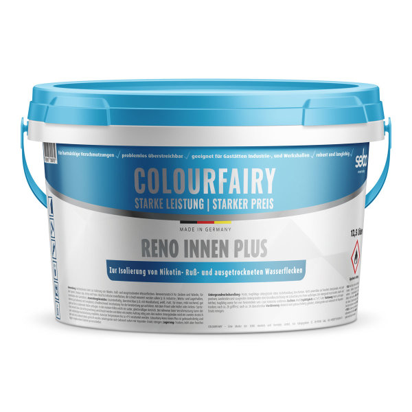 Colourfairy Reno Innen Plus Nikotinsperre lösemittelhaltig 12,5 Liter weiß