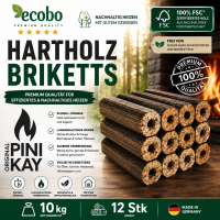 ecobo Pinikay-Holzbriketts aus nachhaltigem,...