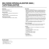 Wilckens Spezialkleister 200g | Tapetenkleister