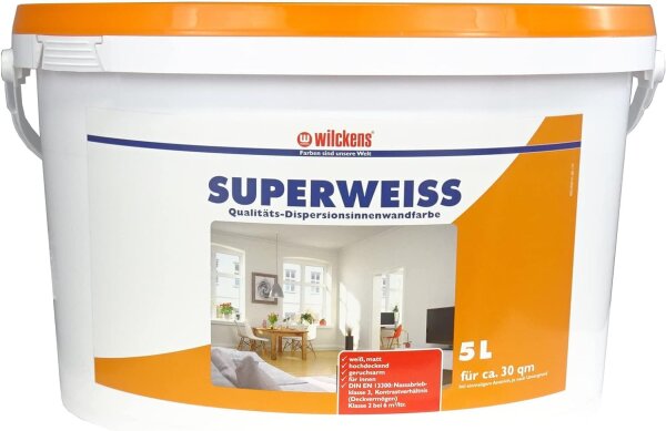 Wilckens Superweiss 5 Liter | Innenwandfarbe