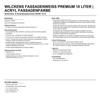 Wilckens Fassadenweiss Premium 10 Liter | Acryl...