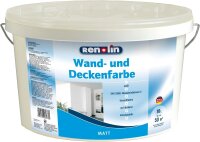 Renolin Wand- und Deckenfarbe 10 Liter | Innenwandfarbe...