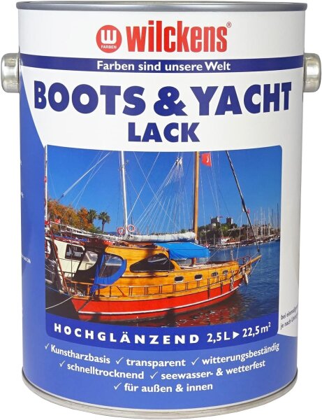 Wilckens Boots & Yacht Lack farblos  2,5 Liter