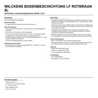 Wilckens Bodenbeschichtung LF Rotbraun 5l