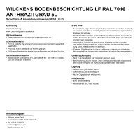 Wilckens Bodenbeschichtung LF RAL 7016 5l