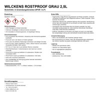 Wilckens Rostproof Grau 2,5l