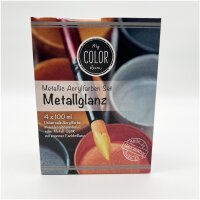 MyColorRoom Metallglanz Set Bronze, Gold, Silber,...