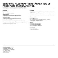 Klebkraftverstärker 1612 LF transparent 5l