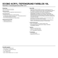 Ecobo Acryl-Tiefengrund farblos 10l